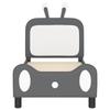 Kids Bed Frame with Headboard Light Grey 70 X 140 Cm PU