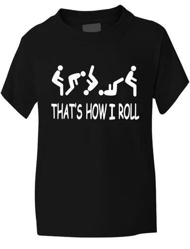 

That s How I Roll Kids Boys Girls Gymnastics Funny T Shirt Sizes 1 - 13 Years L