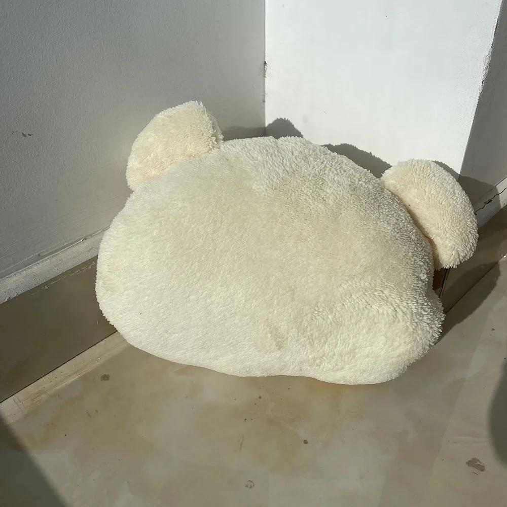 Cute Plush Warm Hand Pillow Cartoon Bear Peluche Stuffed Toy Soft Cushion Birthday Gift