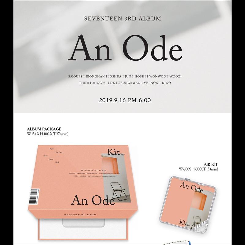 SEVENTEEN - AN ODE KiT ver. Album(Renewal)