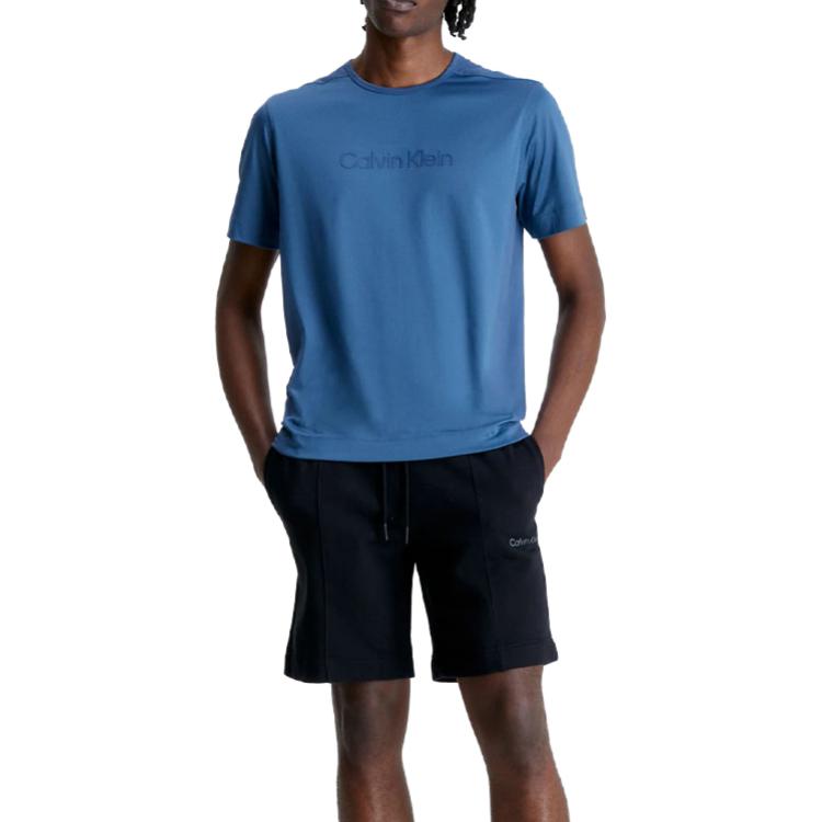 Calvin Klein CK  SS23 Logo Print Drawstring Casual Shorts Men Shorts Black 00GMS3S805-BAE