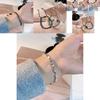 Bracelet Iridium Minimalist Geometric Design Handmade Unisex Fashion Jewelry