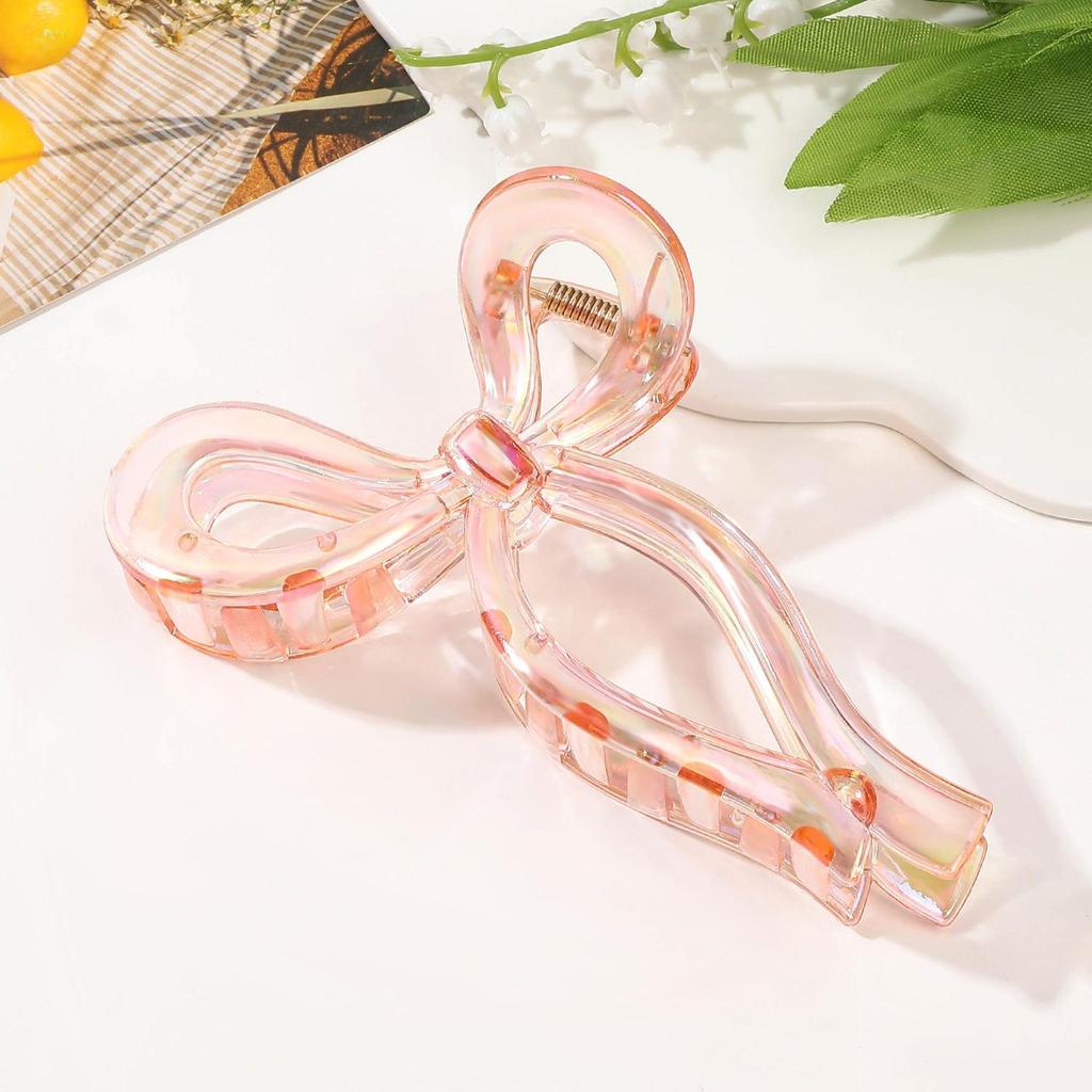 Fermagli a forma di granchio in acrilico per donne, fermagli trasparenti a forma di squalo, fermagli a forma di forbici, fermagli per capelli, accessori per acconciature da bambina