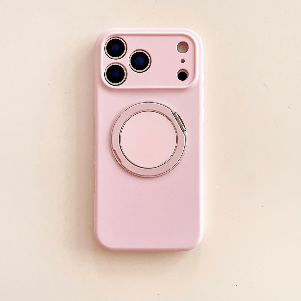 360° Rotating Stand Compatible with IPhone 17, Magnetic Liquid Silicone, 16 Pro Max, Drop-proof 15 Pro Case