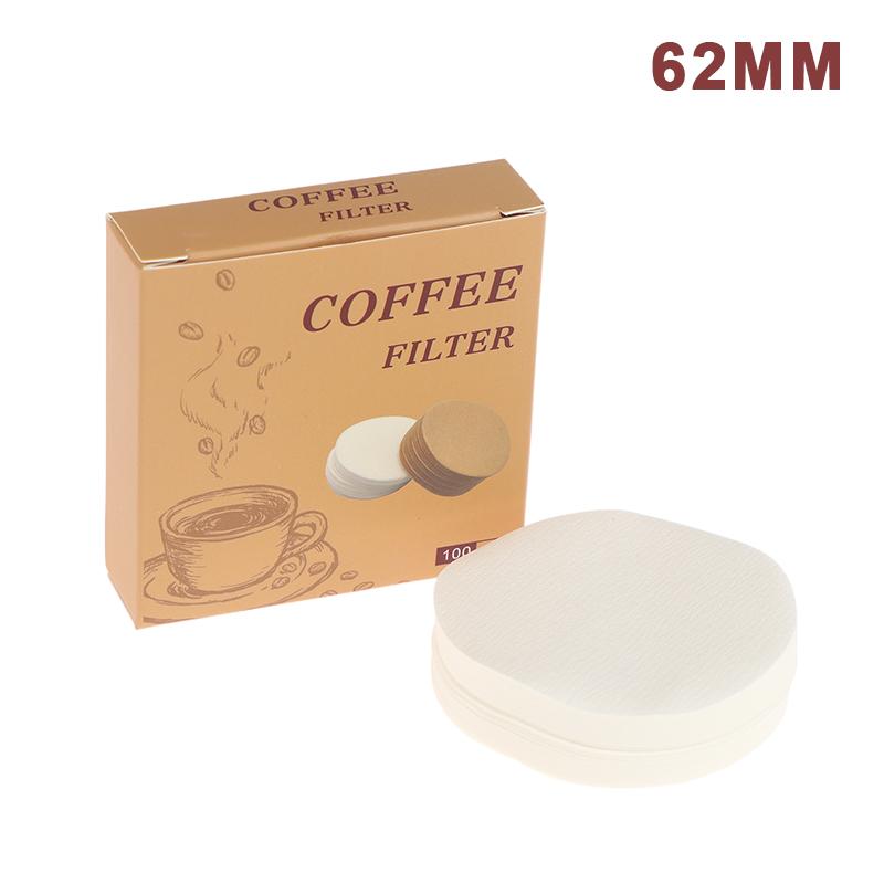 100Pcs Coffee Filter Paper Espresso Paper Filters 54/56/60/62/64/68Mm Puck Screen For Portafilter Machine Tools