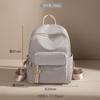 2026 Spring Summer Korean Style Casual Commuter Laptop Backpack for Women Oxford Cloth Large Capacity Travel Daypack Fits 15.6 Inch Notebook
