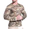 Tricou cu mânecă lungă Anti-Transpirație Cămăși Tactice Respirabile Camuflaj Sub-Tricou Îmbrăcăminte de Vânătoare Bărbați Elasticitate Top cu Protecție Solară