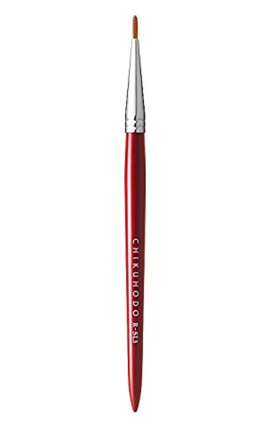 

CHIKUHODO Kumano Makeup Brush Chikuhodo Regular Series Eyeliner Red Line (Makeup Brush) Brush, Weasel, RR-SL3,
