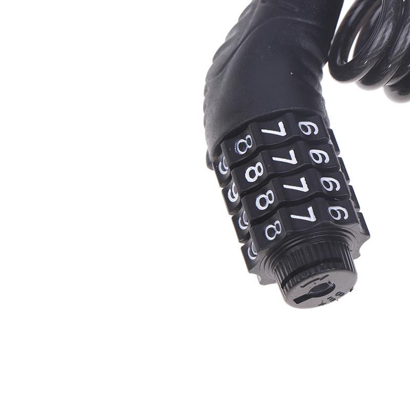 1Pcs Universal Motorcycle Bicycle Password Lock Portable Helmet Lock Anti-Theft Mtb Road Bike Bicycle Locks