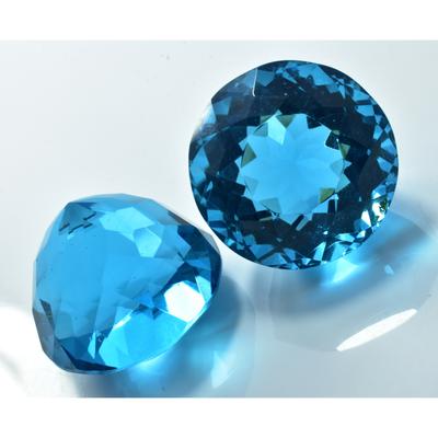 Lab-Created CERTIFIED Teal Sapphire 101.45 Ct Huge Size Round Cut Loose Gemstone