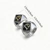 European-American Geometric Motorcycle Ring - Retro Unisex Finger Accessory