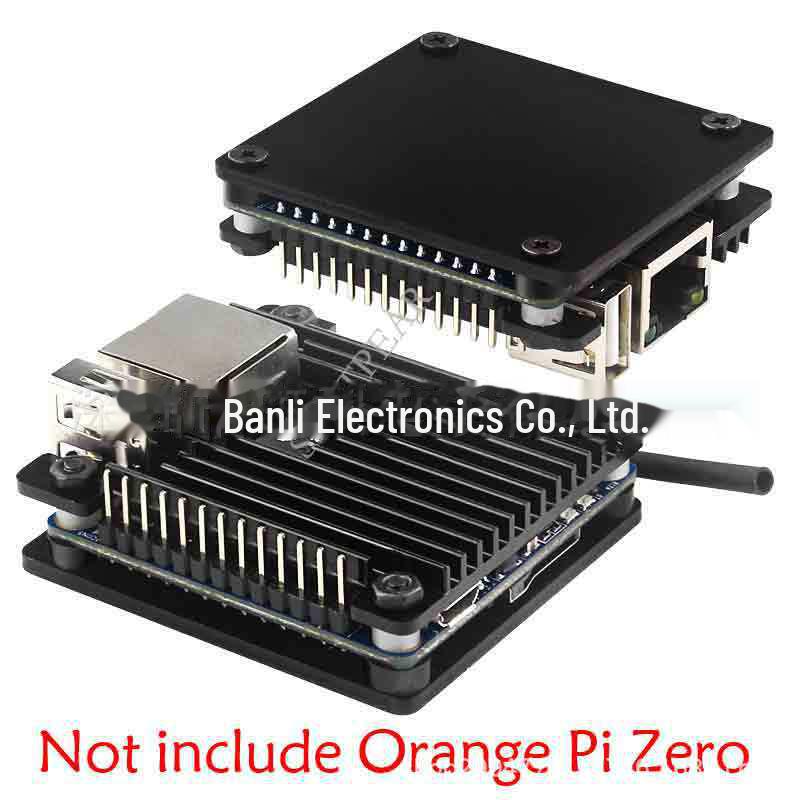 Orange Pi Zero Aluminum Alloy Passive Heat Sink Protective Shell with Thermal Conductive Adhesive