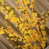 10 Pcs Yellow Artificial Flower Peach Blossom Branch Fake Blossom Flower Decor for Home Party Wedding Decoration