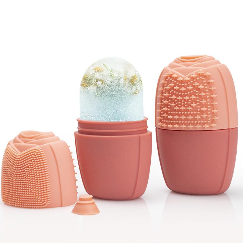 Silicone Ice Mold Facial Roller & De-puffing Cold Compress Beauty Tool