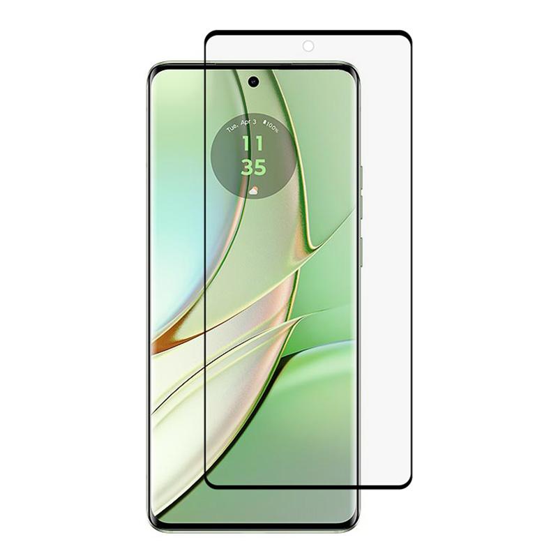 

Для Motorola Edge 40 5G Захисне скло на весь екран з 3D-вигином та бічним клеєм HD Прозора плівка для екрану телефону Type A