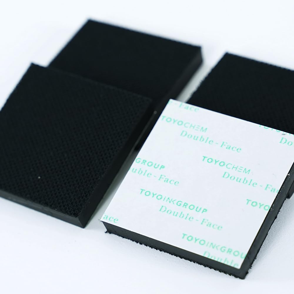 Tokyo Bouon Audio-Isolator OMOCHI Sorbothan Klebequadrat Form Made in Japan Stoßdämpfungsmatte Lautsprecher Verstärker Subwoofer Isolator Vibration