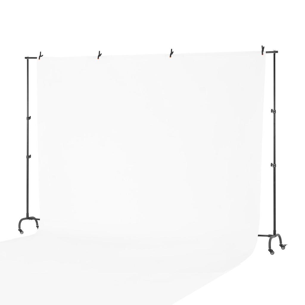 Backdrop Stand Movable Stand Kit 7 X 10 Ft for Party & Photo Video Studio