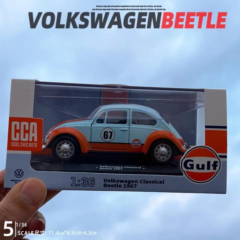 SPZS3 CCA Diecast 1/36 Volkswagen Classical Beetle Alloy Model T1 Bus Toy Boy Ford GT Simulation Miniature Voiture with Display Box QM9