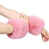 Plush Faux Fur Wrist Cuffs for Winter & Halloween Costumes