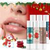Christmas Lip Balm Gift Set, 3 Fruit Flavors Moisturizing Lip Balm For Dry Chapped Lip, With Exquisite Packaging,Women Men Lip Care Gifts