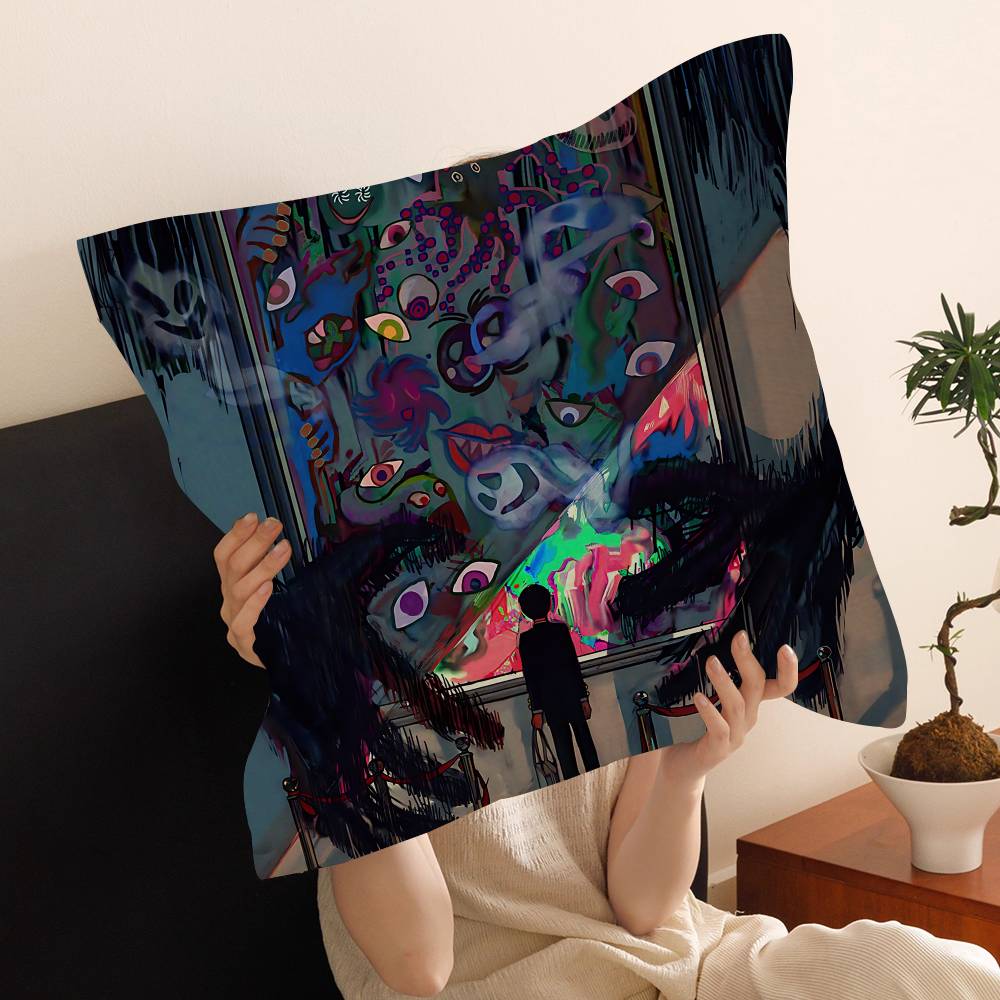 Anime Mob Psycho 100 Pillow Anime Pillow Sofa Bed Head Pillow Cover Cushion Cover 45X45 Cm Fashion