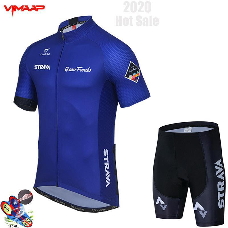 Cycling Suit Short Sleeve Strap Set Mountain Bike Men's Summer Riding Gear