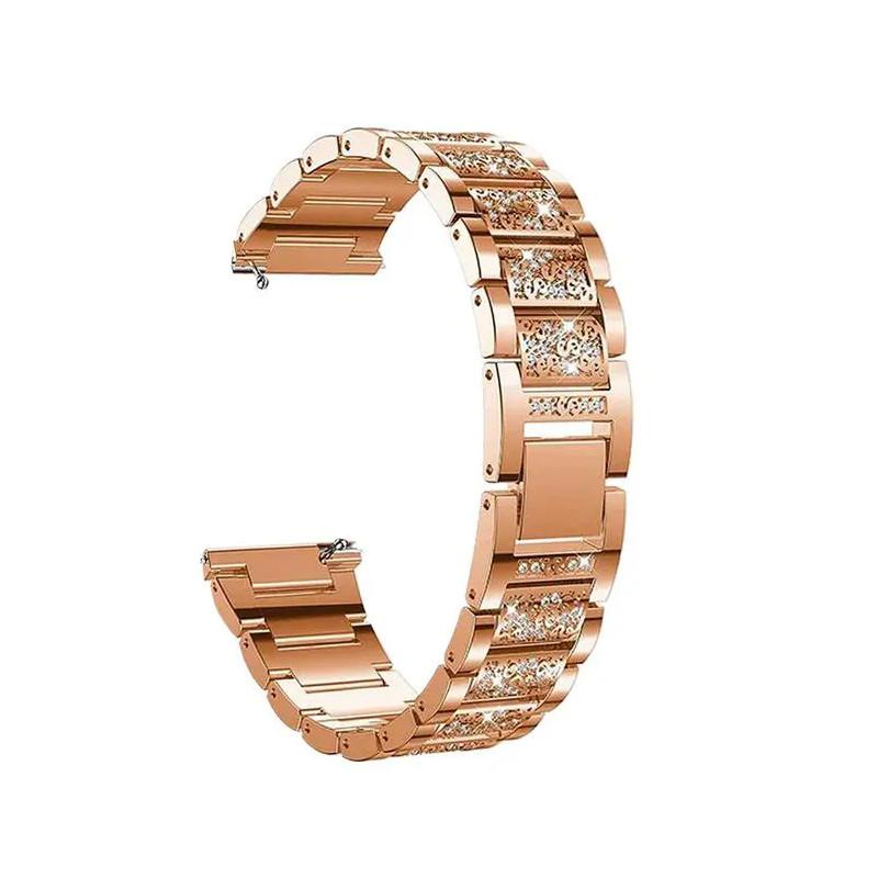 22mm 20mm Diamond Shiny Stainless Steel Strap for Redmi Watch 5 Active/lite Metal Bracelet for Samsung Galaxy Watch 7654 40/44MM