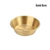 1Pcs Sushi Dipping Sauce Dishes Mini Appetizer Plates 304 Stainless Steel Seasoning Tray 7/8/10/11cm Bowl Sauce Plate