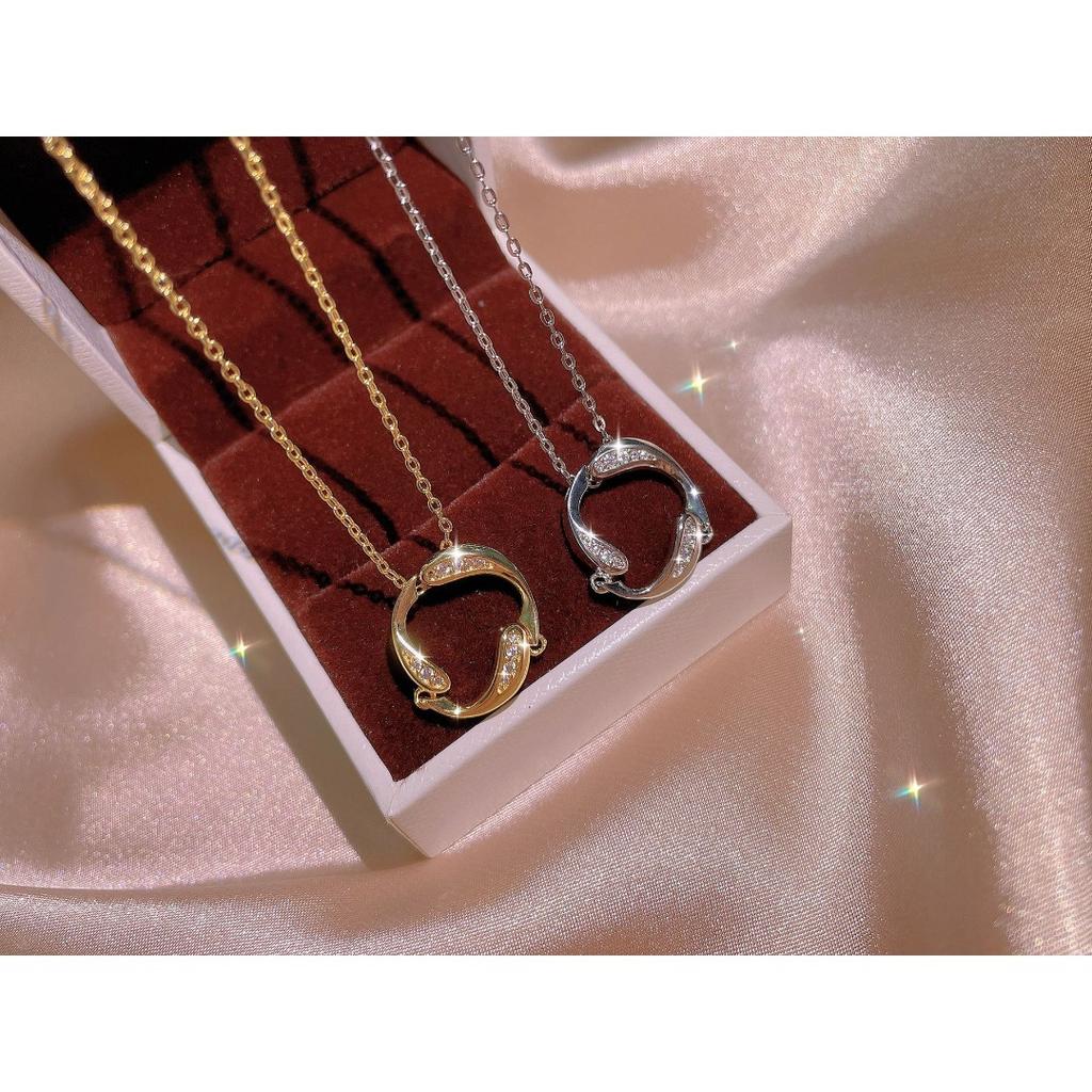 Circle Necklace Simple and Versatile Neck Jewelry Personality Pendant Long Super Fairy Temperament Women's Pendant