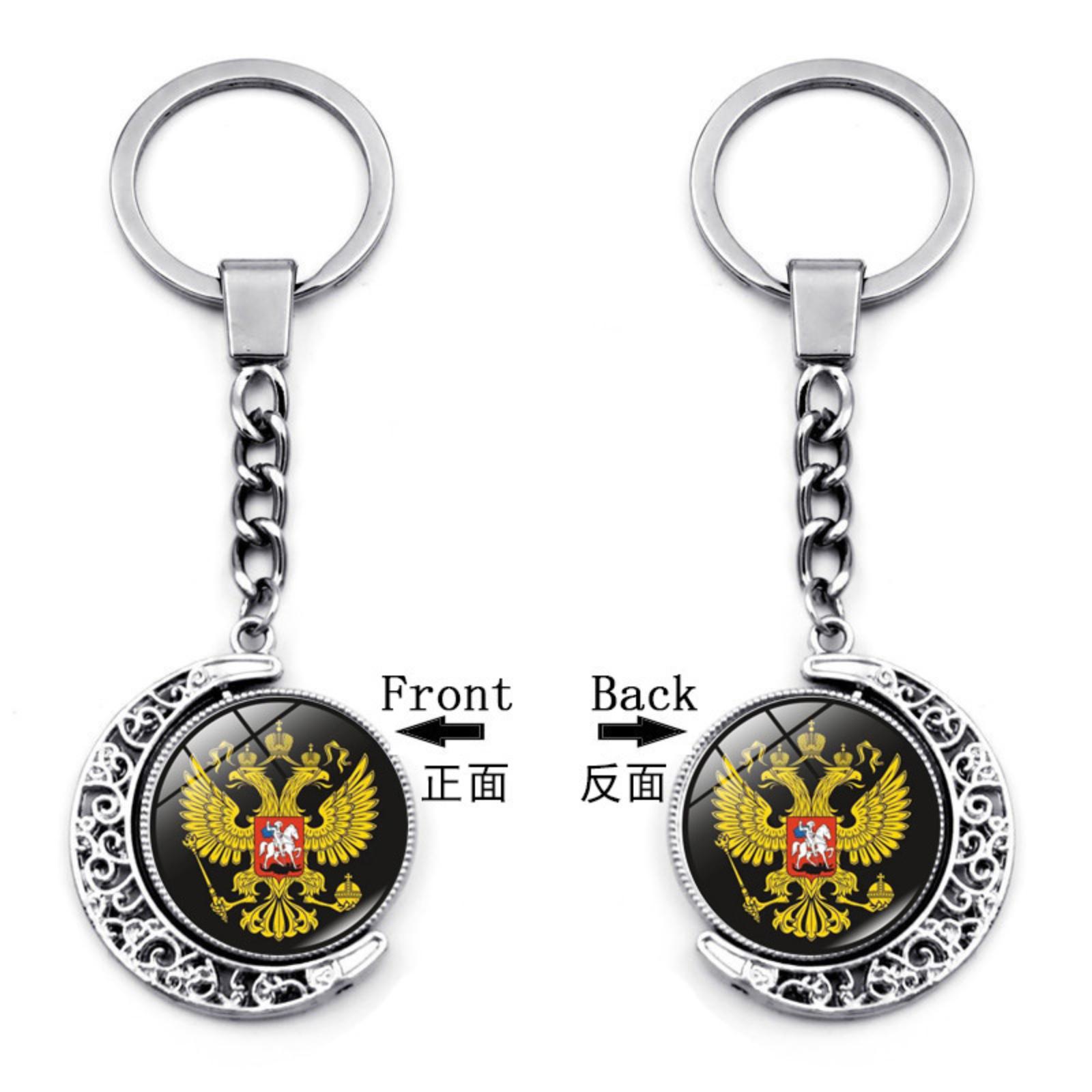 

Подвеска Брелок Шарм для Сумки Двусторонний Вращающийся Брелок One Size