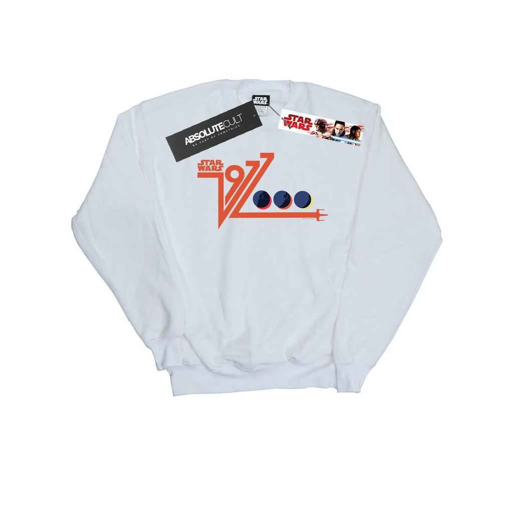 Star Wars Mens Retro 1977 Death Star Sweatshirt