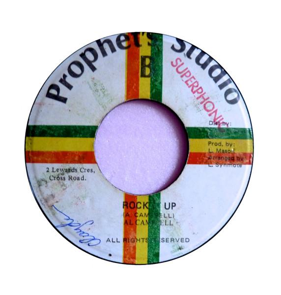 

7inch Record AL CAMPBELL Rock It Up NONE Prophets Studi Jamaica Reggae Ska Dub Used
