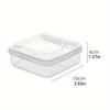 1PCS Reusable Cheese Packaging Box Refrigerator Fruit Sealed Fresh-keeping Box Flip Butter Block Storage Box Onion Ginger Garlic Seasoning Storage Box