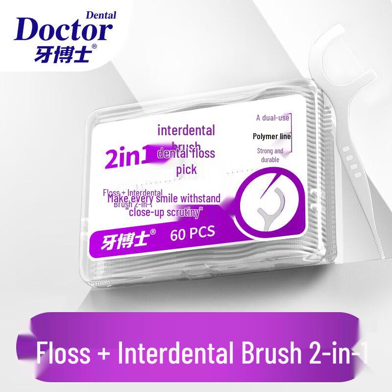

Dr. Tooth 2-in-1 Interdental Floss Picks