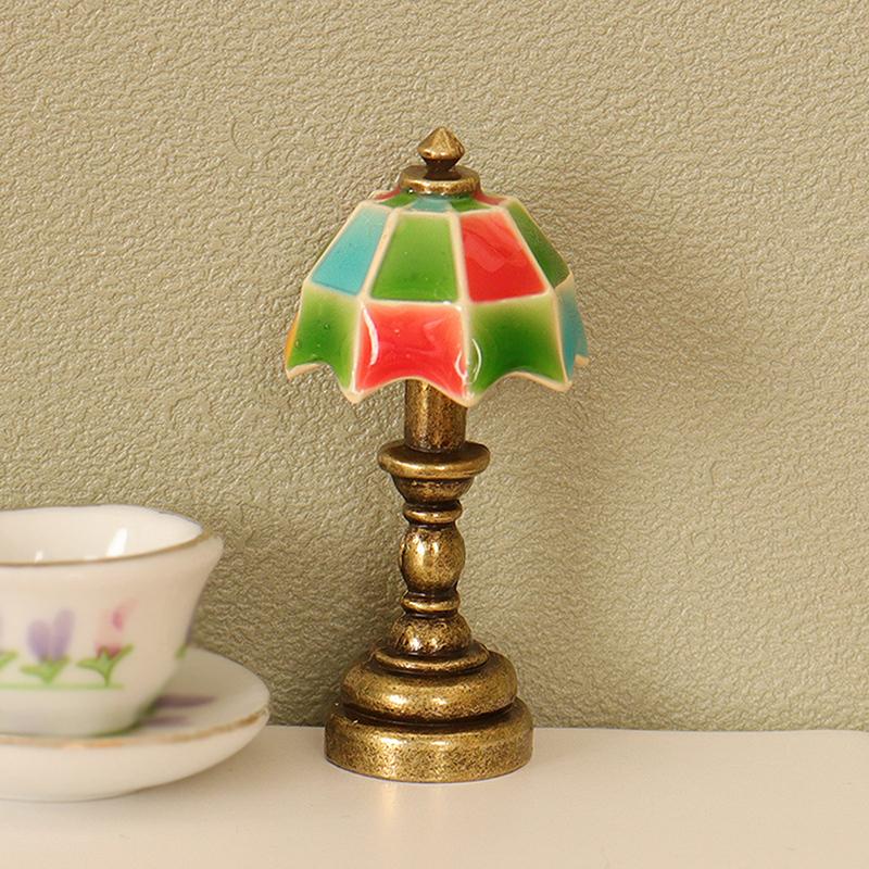 Doll House Mini Model Home Scene Diy Lamp Decoration Accessories Simulation Mini Decoration