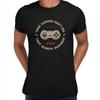 Herren Gaming T-Shirt Old School Gamer Retro Videospiel Echter Gamer Respawn Unisex T-Shirt