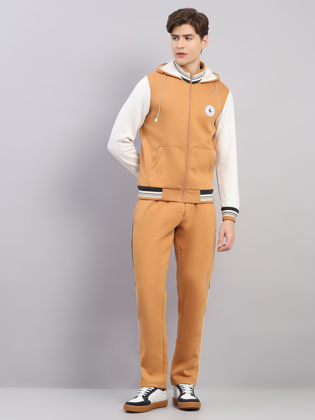 Monte Carlo Mens Regular Fit Solid Tracksuit M