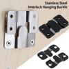 10Pcs/set Multi-function Photo Hanging Buckle Wall Mount Furniture Joint Connector