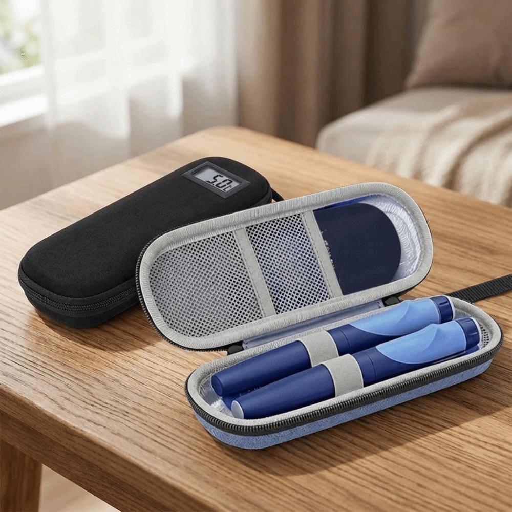 Oxford Cloth Insulin Cooling Bag Waterproof Insulin Vial Storage Case for Home