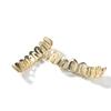 Accessories Hip Hop Grillz 5A Cubic Zirconia Fashion Brass Vintage Jewelry Real Gold Plated Grills Teeth Grillz