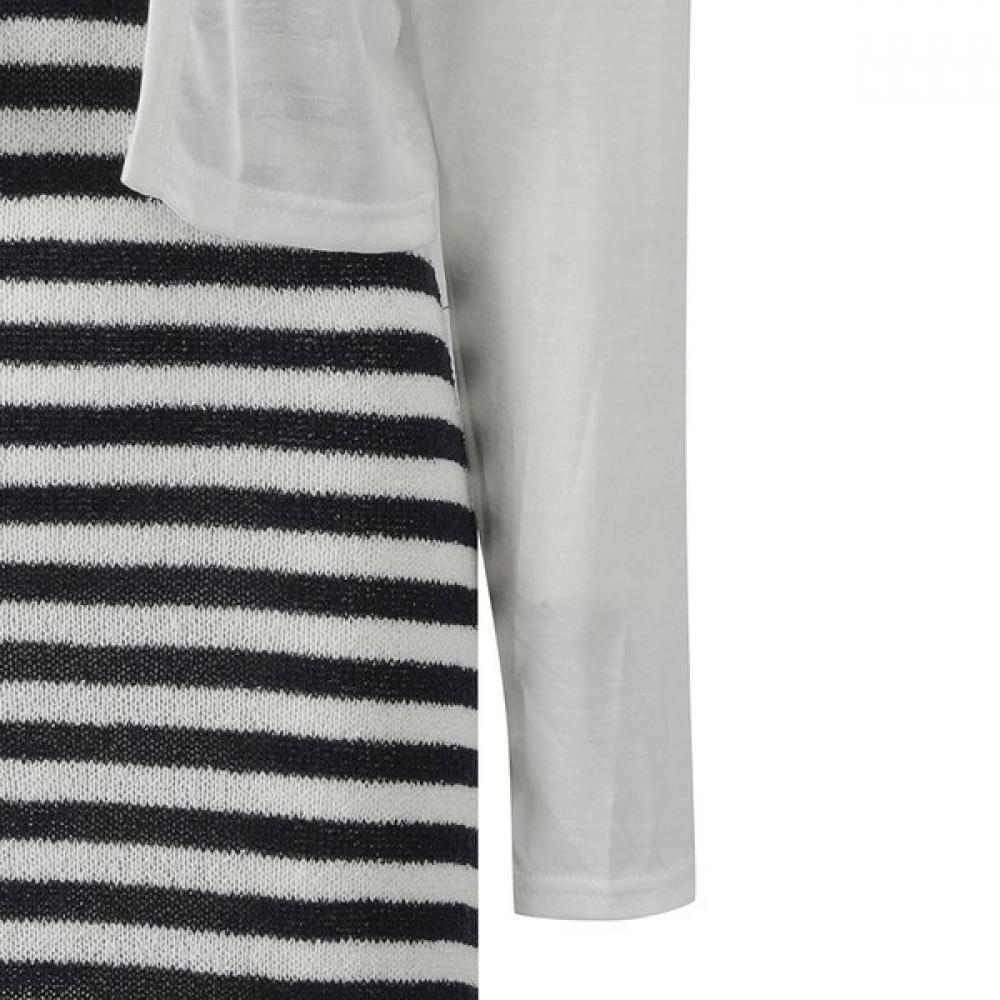 GGPX New York Outer Set Maxi Stripe Pattern Dress Gq6st003f