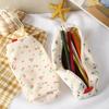 Women Pen Holder Pen Box Fresh Style Makeup Bag Small Flowers Pencil Bag Pencil Cases Storage Bags