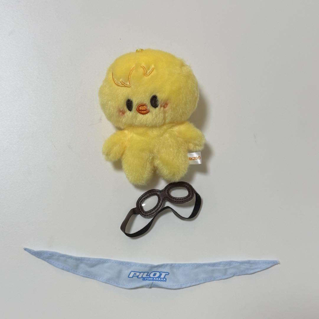 

[USED] SKZOO BbokAri 10cm Plush Toy Pilot