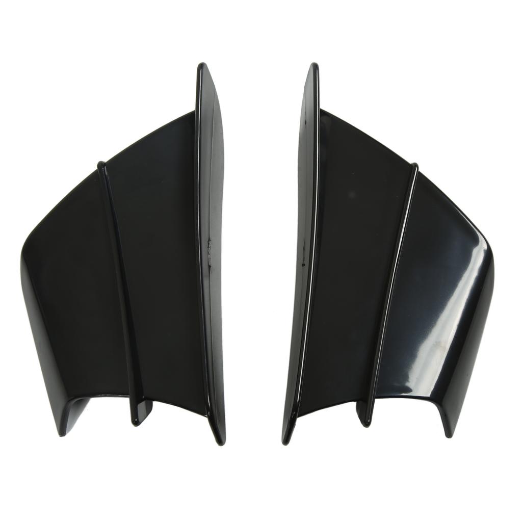 Motorcycle Side Spoiler Front Fairing Aerodynamic Winglets Wings for NINJA400 NINJA250 Z900 Z1000 Glossy Black