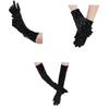 Women Long Velets Gloves Sunblock Full Finger Bridal Gloves Opera Evening Wedding Party Prom Cosplay Mitten