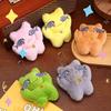 Cute Fish Cat Pendant Key Ring Soft Plush Stuffed Keyrings For Boy Girl For Bag Decorations Student Accessories