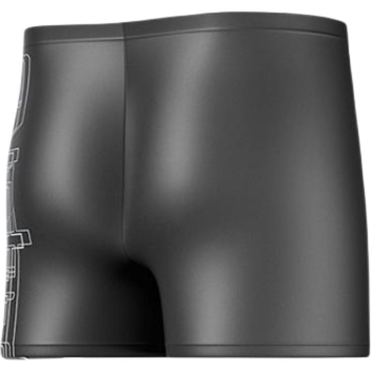 Li Ning Anti-Awkward Plus Size Hot Spring Swimming Professional Equipment Swim Trunks Men Swimwear LSKV385-1