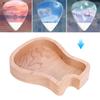 Gitarrenplektrumbox Ahorn Holz Aufbewahrungskoffer Zarte Gitarre Musikinstrument Zubehör