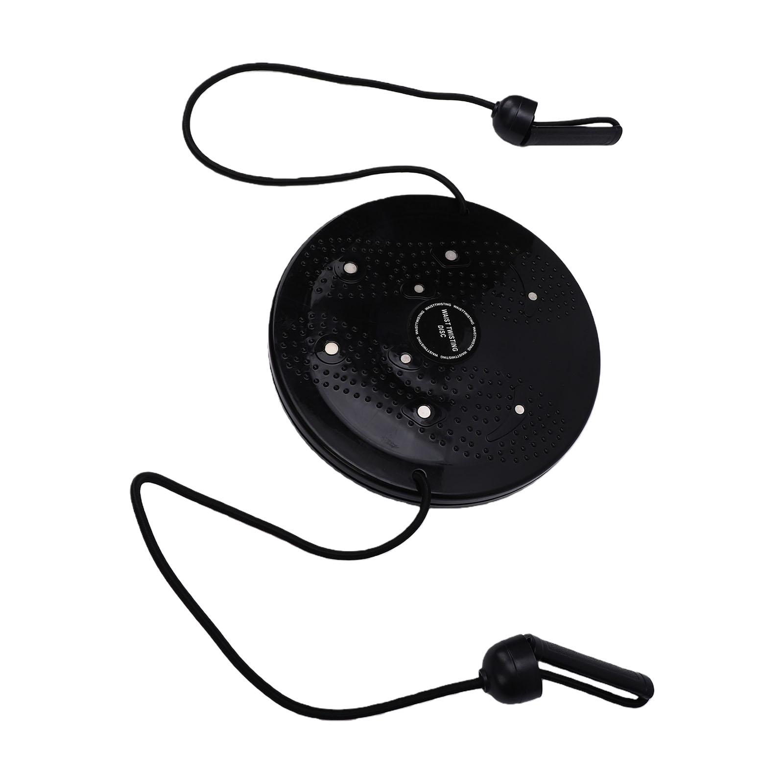 

Ab Twist Waist Disc Board PP Balance Rotating Twisting Disc with Handles Massage Foot Sole for Slimming Waist Arms Hips чорний