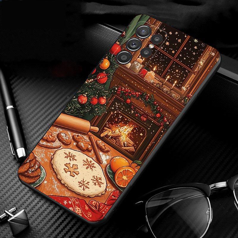 

Phone Case For Samsung Galaxy S25 S24 S23 S22 S21 Ultra S24 S23 S22 S21 S25 Plus S24 S20 FE Christmas Light Tree S22Ultra 5G